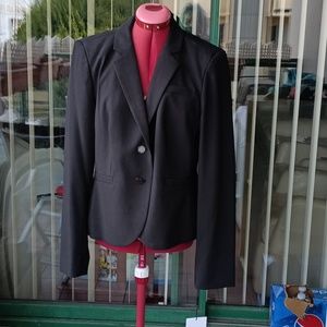 Calvin Klein Stretch black blazer size 14